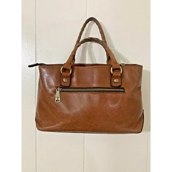 Patricia Nash Angela Laser Cut Satchel Leather Handbag Tan Brown Western - Picture 2 of 8